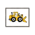 Picture of Yellow Dozer _GroupedProduct_Rectangle_Landscape_Framed_Matted_