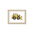 Picture of Yellow Dozer _GroupedProduct_Rectangle_Landscape_Framed_Matted_