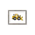 Picture of Yellow Dozer _GroupedProduct_Rectangle_Landscape_Framed_Matted_