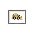 Picture of Yellow Dozer _GroupedProduct_Rectangle_Landscape_Framed_Matted_