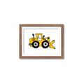Picture of Yellow Dozer _GroupedProduct_Rectangle_Landscape_Framed_Matted_
