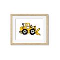 Picture of Yellow Dozer _GroupedProduct_Rectangle_Landscape_Framed_Matted_