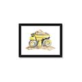 Picture of Yellow Tractor II _GroupedProduct_Rectangle_Landscape_Framed_Matted_