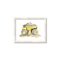 Picture of Yellow Tractor II _GroupedProduct_Rectangle_Landscape_Framed_Matted_