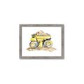 Picture of Yellow Tractor II _GroupedProduct_Rectangle_Landscape_Framed_Matted_