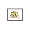 Picture of Yellow Tractor II _GroupedProduct_Rectangle_Landscape_Framed_Matted_