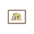 Picture of Yellow Tractor II _GroupedProduct_Rectangle_Landscape_Framed_Matted_