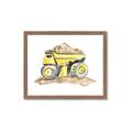 Picture of Yellow Tractor II _GroupedProduct_Rectangle_Landscape_Framed_Matted_