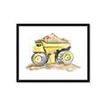 Picture of Yellow Tractor II _GroupedProduct_Rectangle_Landscape_Framed_Matted_