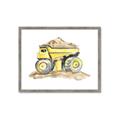 Picture of Yellow Tractor II _GroupedProduct_Rectangle_Landscape_Framed_Matted_