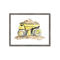 Picture of Yellow Tractor II _GroupedProduct_Rectangle_Landscape_Framed_Matted_
