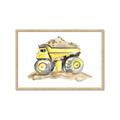 Picture of Yellow Tractor II _GroupedProduct_Rectangle_Landscape_Framed_Matted_
