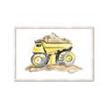 Picture of Yellow Tractor II _GroupedProduct_Rectangle_Landscape_Framed_Matted_