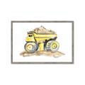 Picture of Yellow Tractor II _GroupedProduct_Rectangle_Landscape_Framed_Matted_