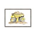 Picture of Yellow Tractor II _GroupedProduct_Rectangle_Landscape_Framed_Matted_