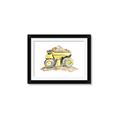 Picture of Yellow Tractor II _GroupedProduct_Rectangle_Landscape_Framed_Matted_