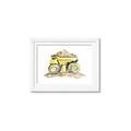 Picture of Yellow Tractor II _GroupedProduct_Rectangle_Landscape_Framed_Matted_
