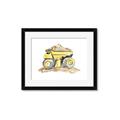 Picture of Yellow Tractor II _GroupedProduct_Rectangle_Landscape_Framed_Matted_