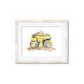 Picture of Yellow Tractor II _GroupedProduct_Rectangle_Landscape_Framed_Matted_