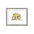 Picture of Yellow Tractor II _GroupedProduct_Rectangle_Landscape_Framed_Matted_