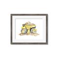 Picture of Yellow Tractor II _GroupedProduct_Rectangle_Landscape_Framed_Matted_