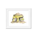 Picture of Yellow Tractor II _GroupedProduct_Rectangle_Landscape_Framed_Matted_