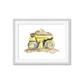 Picture of Yellow Tractor II _GroupedProduct_Rectangle_Landscape_Framed_Matted_