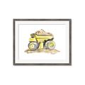 Picture of Yellow Tractor II _GroupedProduct_Rectangle_Landscape_Framed_Matted_