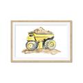 Picture of Yellow Tractor II _GroupedProduct_Rectangle_Landscape_Framed_Matted_