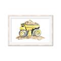 Picture of Yellow Tractor II _GroupedProduct_Rectangle_Landscape_Framed_Matted_