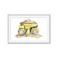 Picture of Yellow Tractor II _GroupedProduct_Rectangle_Landscape_Framed_Matted_