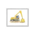 Picture of Crane    _GroupedProduct_Rectangle_Landscape_Framed_Matted_
