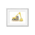Picture of Crane    _GroupedProduct_Rectangle_Landscape_Framed_Matted_