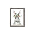 Picture of Floral Bunny _GroupedProduct_Rectangle_Portrait_Framed_Matted_