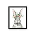 Picture of Floral Bunny _GroupedProduct_Rectangle_Portrait_Framed_Matted_