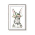 Picture of Floral Bunny _GroupedProduct_Rectangle_Portrait_Framed_Matted_