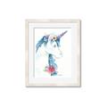 Picture of Blue Unicorn _GroupedProduct_Rectangle_Portrait_Framed_Matted_