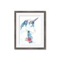 Picture of Blue Unicorn _GroupedProduct_Rectangle_Portrait_Framed_Matted_