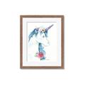Picture of Blue Unicorn _GroupedProduct_Rectangle_Portrait_Framed_Matted_