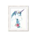 Picture of Blue Unicorn _GroupedProduct_Rectangle_Portrait_Framed_Matted_