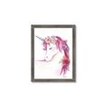Picture of Pink Unicorn _GroupedProduct_Rectangle_Portrait_Framed_Matted_