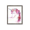 Picture of Pink Unicorn _GroupedProduct_Rectangle_Portrait_Framed_Matted_