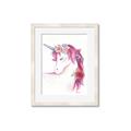 Picture of Pink Unicorn _GroupedProduct_Rectangle_Portrait_Framed_Matted_
