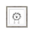Picture of Sketch Animal  I _GroupedProduct_Square_Framed_Matted_