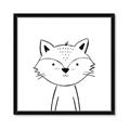 Picture of Sketch Aminal VI _GroupedProduct_Square_Framed_Matted_