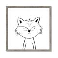 Picture of Sketch Aminal VI _GroupedProduct_Square_Framed_Matted_
