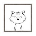 Picture of Sketch Aminal VI _GroupedProduct_Square_Framed_Matted_