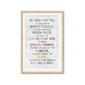 Picture of My Wish For You II _GroupedProduct_Rectangle_Portrait_Framed_Matted_