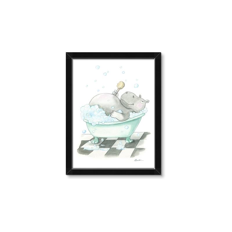 Picture of Bath Time _GroupedProduct_Rectangle_Portrait_Framed_Matted_