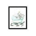 Picture of Bath Time _GroupedProduct_Rectangle_Portrait_Framed_Matted_